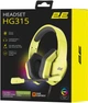 Гарнитура 2E Gaming HG315 RGB USB 7.1 Yellow (2E-HG315YW-7.1) - изображение 9