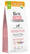 Сухий корм для собак з чутливим травленням з білком комах та рибою Brit Care Dog Sustainable Sensitive 12+2 кг - зображення 1