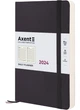 Щоденник 145*210 AXENT 2024 Partner Soft Skin чорний (8810-24-01-A) - изображение 2