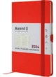 Щотижневик 125*195 AXENT 2024 Partner Strong червоний (8505-24-05-A) - изображение 2