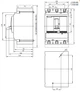 Автоматичний вимикач 3Р 160А 50кА LCD [4673063] NBS-E160/3S ETI - зображення 2