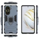 Чехол Fiji Ring для Huawei Nova 10 бронированный бампер с кольцом подставкой темно-синий - изображение 3