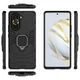 Чехол Fiji Ring для Huawei Nova 10 бронированный бампер с кольцом подставкой черный - изображение 2
