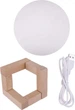 Светильник-ночник 3D слой Луна Moon Lamp на деревянной подставке 15 см MO-33 - изображение 8