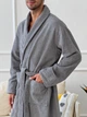 Мужской халат COSY махровый Fortune шаль 2XL серый 925 - изображение 6