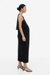 Платье для беременных H&M M черный 5101060000 - изображение 3