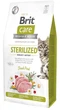 Беззерновой корм для стерилизованных кошек со свининой Brit Care Cat GF Sterilized 7 кг - изображение 1