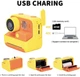 Фотокамера моментальной печати детская черно-белая печать Instant Print Camera, 1080P Video for kids 6-14 фотоаппарат для детей подарок на день рождения (оранжевый) - изображение 9