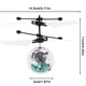 Шар вертолет BauTech Flying Ball с сенсорным управлением Прозрачный (1012-961-00) - изображение 2