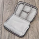 Сумка-органайзер для кабелей (проводов) и электроники Daily Travel Digital Bag (2 отделения) Серая - изображение 6