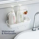 Полиця у ванну або кухню на вакуумних присосках Taili AW633 (Storage Shelf + hook) Біла - зображення 4