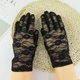 Рукавички жіночі мереживні короткі вечірні ажурні Honey Fashion Accessories S/M/L чорний (7-70) - изображение 4