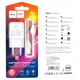 Зарядний пристрій Hoco C96A 2.1Amax (USB + кабель TypeC) White (33691) - зображення 5