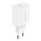 Адаптер мережевий BOROFONE Easy Speed single port charger BA57A |Type-C, 20W/3A, PD/QC| білий - изображение 1