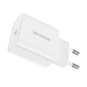 Адаптер мережевий BOROFONE Easy Speed single port charger BA57A |Type-C, 20W/3A, PD/QC| білий - изображение 3