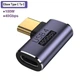 Адаптер SUNROZ переходник OTG угловой USB Type-C M/F (USB 4.0, 40Gbps) Metal Style-3 (A-48583) - изображение 3