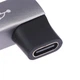 Переходник Адаптер SUNROZ угловой USB Type-C Female - USB Type B Male Grey, металл (A-48624) - изображение 5