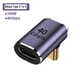 Угловой OTG Адаптер SUNROZ переходник USB Type-C M/F (USB 4.0, 40Gbps) Metal Style-5 (A-48585) - изображение 3