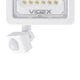 Прожектор LED VIDEX F2e 10W 5000K з датчиком руху та освітленості - изображение 4