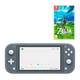 Набор Консоль Nintendo Switch Lite 32GB (045496452650) Grey Б/У + Игра The Legend of Zelda Breath of The Wild Русская Озвучка Б/У - изображение 1