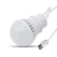 Светодиодная лампочка с USB кабелем 3W, подключение от Power Bank 5V - изображение 1