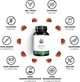 Екстракт Рейші 650 мг GREEN NATURALS 180 капсул - зображення 2