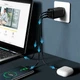 Сетевое зарядное устройство Baseus GaN5 Pro 65W (2xType-C+USB) Черный (1013-023-00) - изображение 4