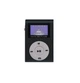 Портативний міні MP3-плеєр з дисплеєм та роз'ємом під MicroSD, Чорний - зображення 6