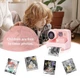 Фотокамера моментальной печати детская черно-белая печать Instant Print Camera, 1080P Video for kids 6-14 фотоаппарат для детей подарок на день рождения (розовый) - изображение 9
