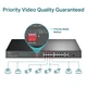 Комутатор некерований TP-Link TL-SL1218P 16xFast Ethernet/2хRJ-45 з підтримкою PoE - зображення 5
