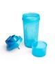 Шейкер спортивний Smartshake Slim 500ml Neon Blue - зображення 2