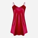 Koszula nocna damska satynowa DKaren Slip Karen XS Bordowa (5901780648268) - obraz 3