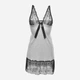 Koszula nocna damska DKaren Slip Lea XS Szara (5902230064089) - obraz 1