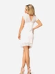 Koszula nocna damska koronkowa DKaren Slip Lesley S Ecru (5903068513794) - obraz 3