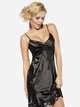 Koszula nocna damska DKaren Slip Otylia 2XL Czarna (5901780620462) - obraz 1