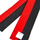 Пояс для кимоно двухцветный черно-красный Zelart 7259 длина 240см Black-Red - изображение 3