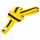 Пояс для кимоно двухцветный желто-черный Zelart 7261 длина 240см Yellow-Black - изображение 1