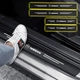 Захисна плівка для порогів з логотипом NISSAN (комплект 4шт.) Carbon - зображення 2