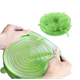 Силіконові кришки набір 6 штук Silicone Sealing Lids Green - изображение 1