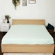 Простынь на резинке Поплин Mint Light Ментоловый&nbsp;80*190&nbsp;высота 25 см - изображение 5