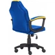 Крісло ігрове GT Racer X-1414 Blue/Yellow - зображення 4