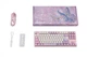 Механічна Bluetooth клавіатура Varmilo VED87 Dreams On Board 87Key, Cherry Mx Brown, BT/USB-A, EN/UKR, No Led, Рожевий (A29A030D3A0A17A028) - зображення 3