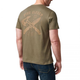 Футболка 5.11 Tactical с рисунком Choose Wisely (Ranger Green) 2XL - изображение 3