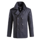 Бушлат Surplus Raw Vintage двухбортный SURPLUS PEA COAT (Navy) L - изображение 1