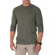 Реглан 5.11 Tactical Triblend Legacy Long Sleeve Tee (Military Green Heather) 2XL - зображення 4