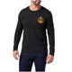 Реглан 5.11 Tactical Battle Tested Long Sleeve 5.11 Tactical Black S (Черный) - изображение 3