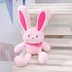 М'яка іграшка кролик рожевий Y00472-3 - зображення 1
