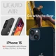 Чохол Spigen Liquid Air до iPhone 15 Matte Black (ACS06790) - зображення 7