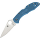 Ніж Spyderco Delica 4 Flat Ground, blue (C11FPBL) - зображення 1