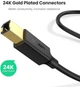 Кабель Ugreen USB type А 2.0 - USB type B для принтеров, сканеров, МФУ 1.5 м Black (US135) - изображение 4